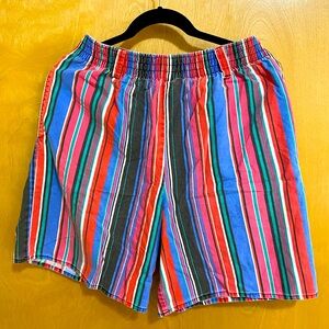Funky vintage striped shorts